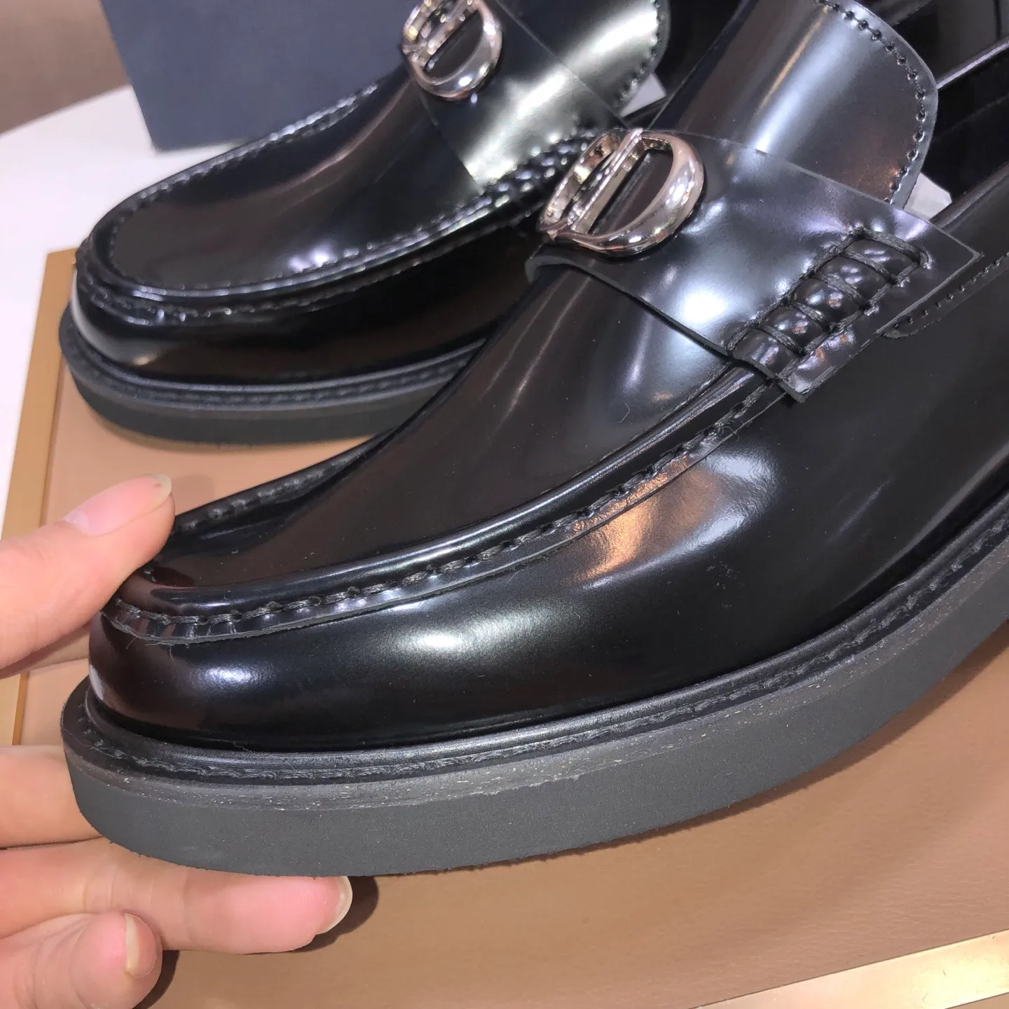 Men's shoes 💰680💶[Dior] (water-dyed cowhide lining) Dior original 1:1 high-quality factory, imported original materials, imported raw cowhide, water-dyed cowhide lining, original TPU outsole, code number: 39-44 (38.45 custom-made)